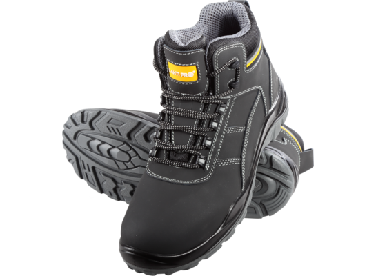 Trzewiki nubukowe czarne S3 SRC 47 CE LAHTI PRO