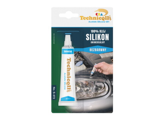 Silikon uniwersalny bezbarwny 20 ml