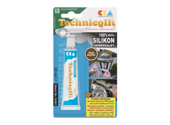 Silikon uniwersalny brązowy 20 ml