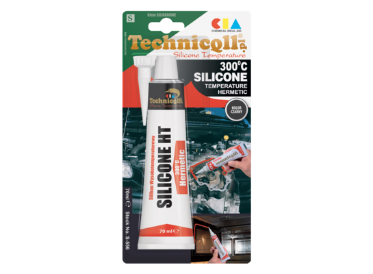 Silikon wysokotemperaturowy czarny 70 ml