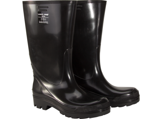 Kalosze męskie czarne wysokie PVC OB SRA 46 CE LAHTI PRO