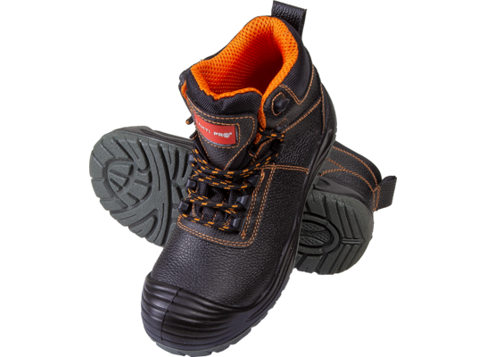 Trzewiki skórzane czarne S1 SRA 47 CE LAHTI PRO