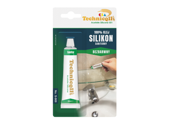 Silikon sanitarny bezbarwny 20 ml