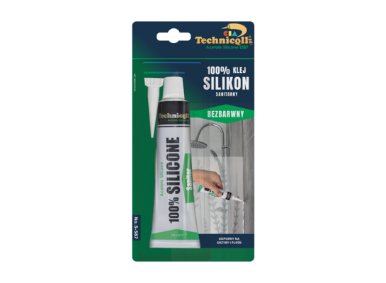 Silikon sanitarny bezbarwny 70 ml