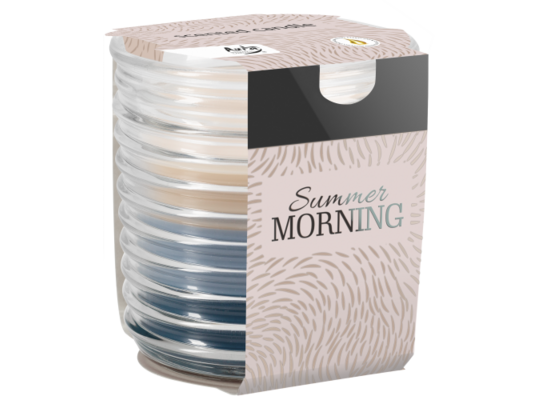 Świeca zapachowa w szkle SNW80 letni poranek Bispol