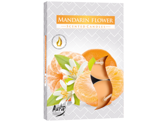 Podgrzewacz zapachowy kwiat mandarynki 6 sztuk Bispol