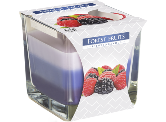 Świeca zapachowa w szkle SNK80 owoce leśne Bispol