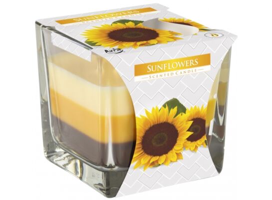 Świeca zapachowa w szkle SNK80 słonecznik Bispol
