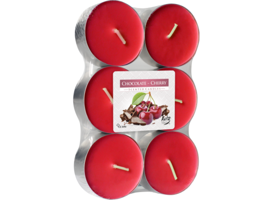 Podgrzewacz zapachowy maxi czek/wiśnia 6 sztuk Bispol