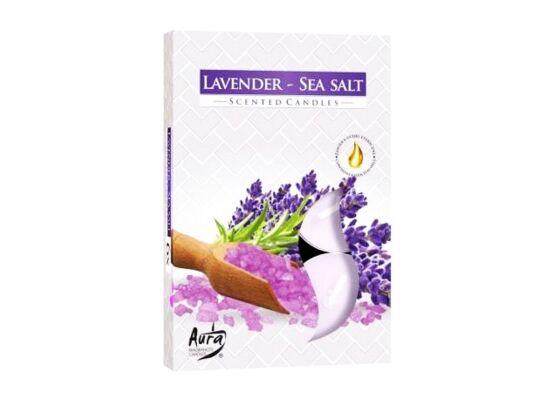 Podgrzewacz zapachowy lawenda/sól morska 6 sztuk Bispol