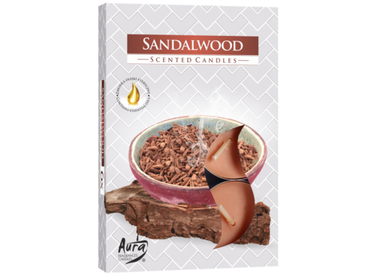 Podgrzewacz zapachowy drzewo sandałowe 6 sztuk Bispol