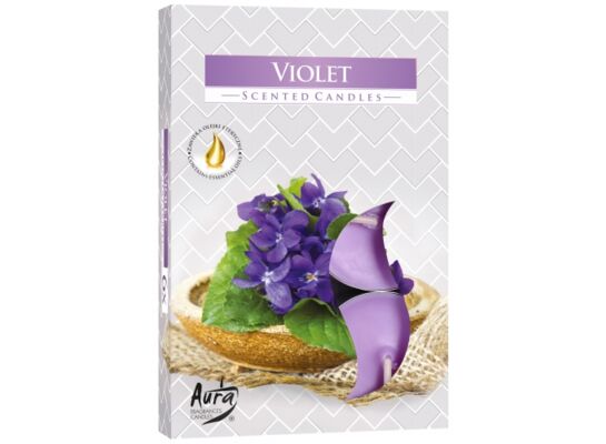 Podgrzewacz zapachowy fiołek 6 sztuk Bispol