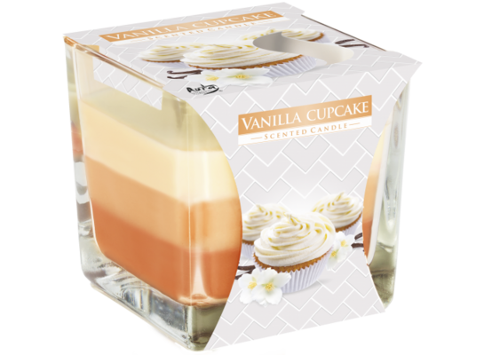 Świeca zapachowa w szkle SNK80 ciasteczko waniliowe Bispol