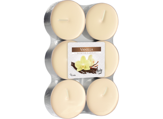 Podgrzewacz zapachowy maxi wanilia 6 sztuk Bispol