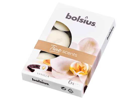 Podgrzewacz zapachowy True Scents Wanilia 6 sztuk Bolsius