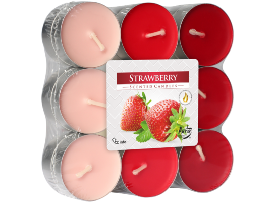 Podgrzewacz zapachowy truskawka 18 sztuk Bispol