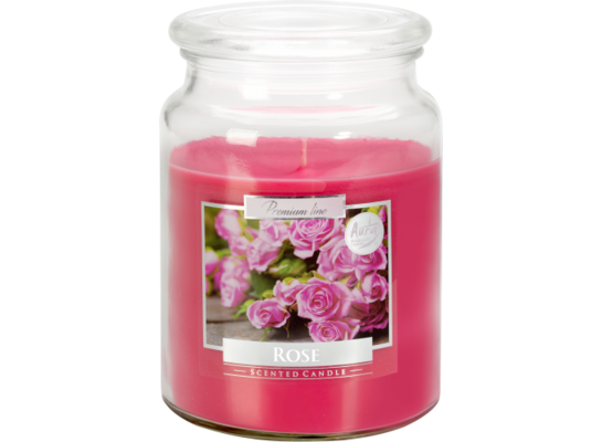 Świeca zapachowa w szkle SND99 róża Bispol