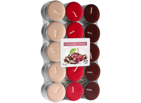 Podgrzewacz zapachowy czekolada/wiśnia 30 sztuk Bispol