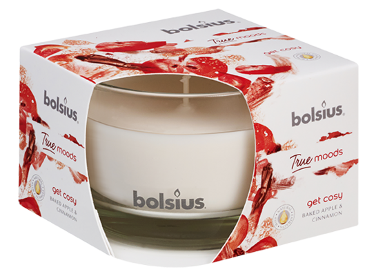 Świeca zapachowa w szkle 63/90 True Moods Get Cosy Bolsius