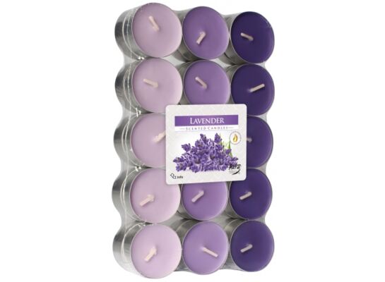 Podgrzewacz zapachowy lawenda 30 sztuk Bispol