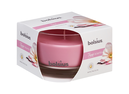Świeca zapachowa w szkle 63/90 True Scents Magnolia Bolsius