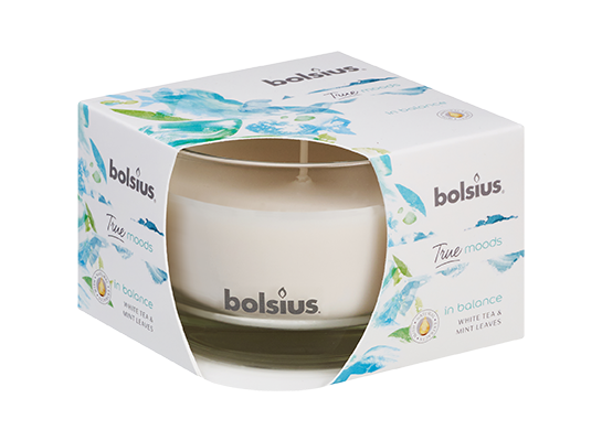 Świeca zapachowa w szkle 63/90 True Moods In Balance Bolsius