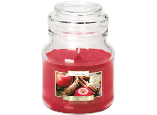 Świeca zapachowa w szkle SND71 jabłko/cynamon Bispol