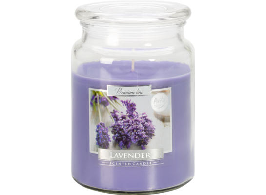 Świeca zapachowa w szkle SND99 lawenda Bispol