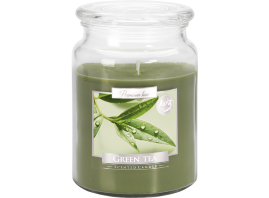 Świeca zapachowa w szkle SND99 zielona herbata Bispol