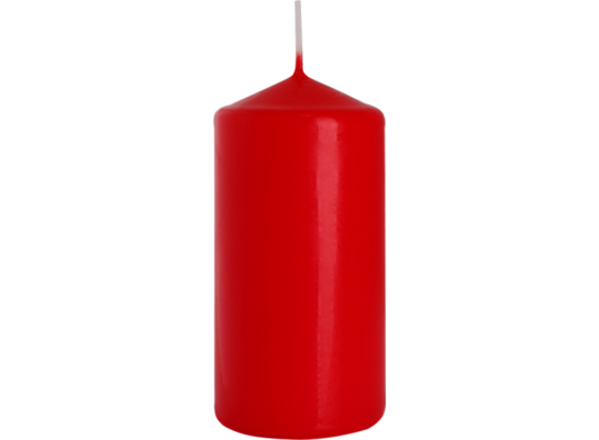 Świeca walec 60/120 a1 czerwony Bispol