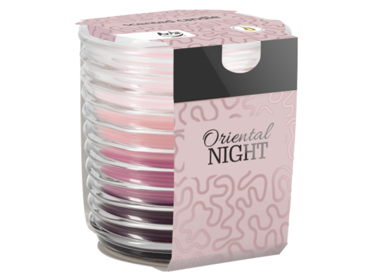 Świeca zapachowa w szkle SNW80 orientalna noc Bispol