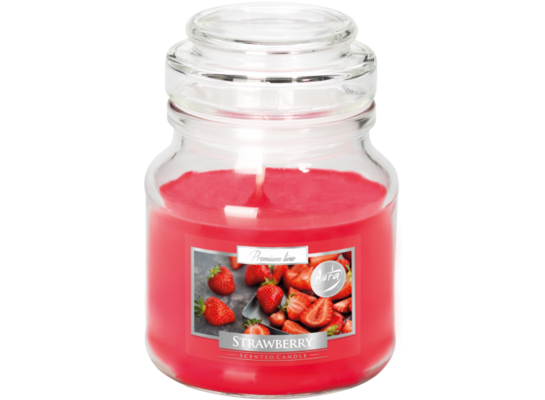 Świeca zapachowa w szkle SND71 truskawka Bispol