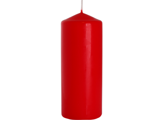 Świeca walec 60/150 a1 czerwony Bispol