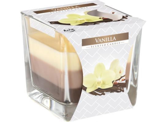 Świeca zapachowa w szkle SNK80 wanilia Bispol