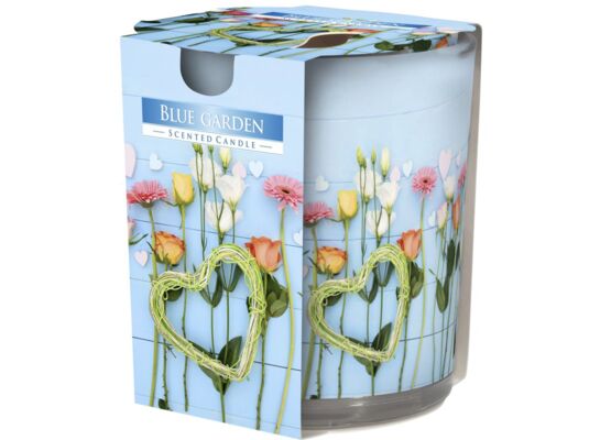 Świeca zapachowa w szkle SN72s Błękitny ogród Bispol