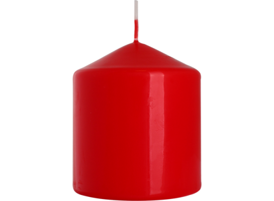 Świeca walec 80/90 a1 czerwona 030 Bispol