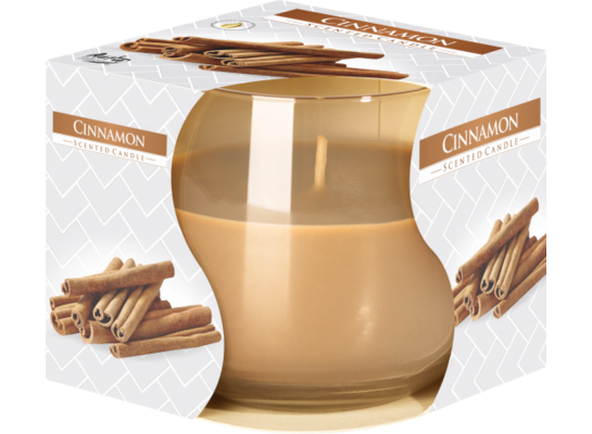 Świeca zapachowa w szkle SN71 cynamon Bispol