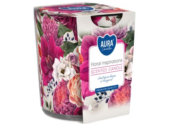 Świeca zapachowa w szkle SN72s Kwiatowe inspiracje Bispol