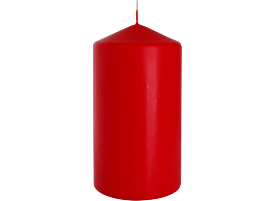 Świeca walec 80/150 a1 czerwony 030 Bispol