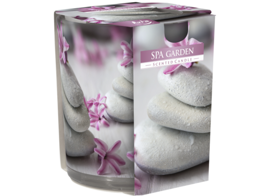 Świeca zapachowa w szkle SN72s Ogród spa Bispol