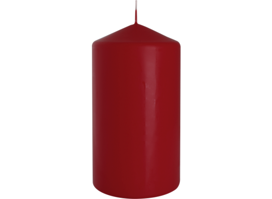 Świeca walec 80/150 burgund Bispol