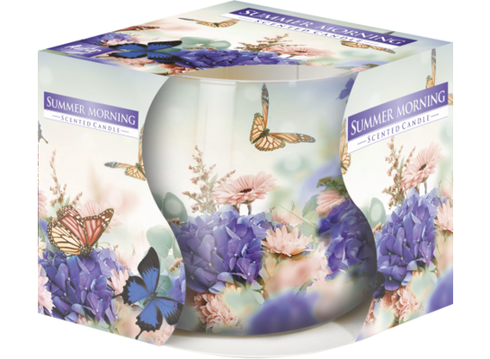 Świeca zapachowa w szkle SN71 letni poranek Bispol