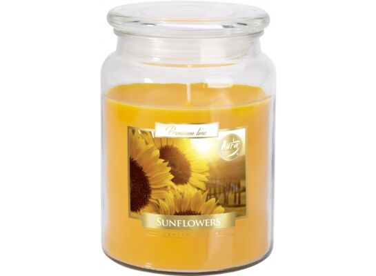 Świeca zapachowa w szkle SND99 słoneczniki Bispol