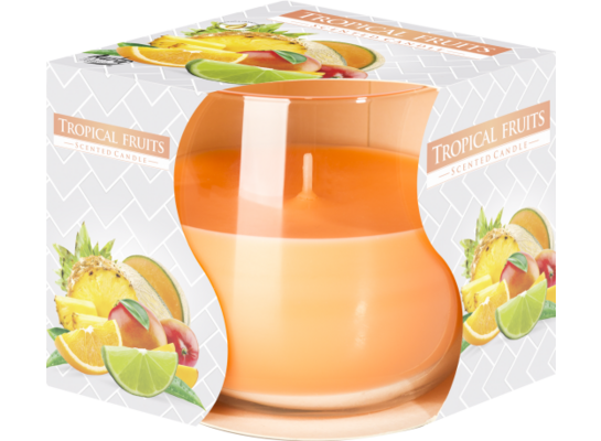 Świeca zapachowa w szkle SN71 owoce tropikalne Bispol