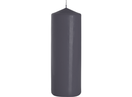 Świeca walec 80/250 szara Bispol
