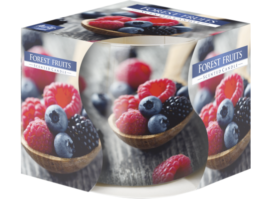 Świeca zapachowa w szkle SN71 owoce leśne 100 g Bispol