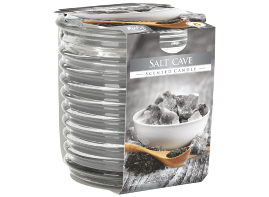 Świeca zapachowa w szkle SNW80 grota solna Bispol