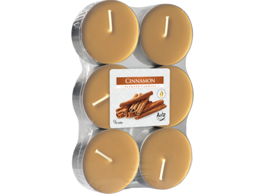 Podgrzewacz zapachowy maxi cynamon 6 sztuk Bispol