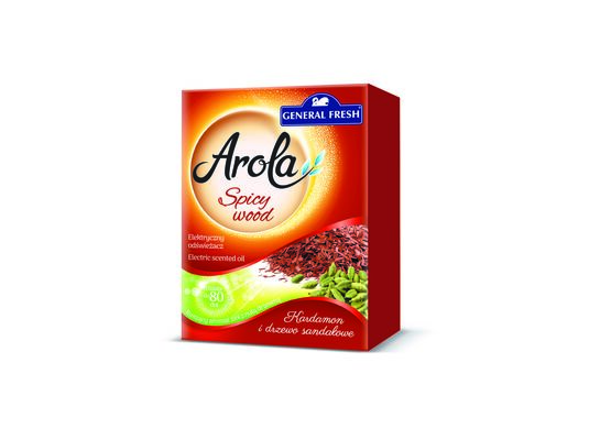 Elektryczny odświeżacz powietrza Arola Electric Scented Oil 25 ml kardamon i drzewo sandałowe General Fresh