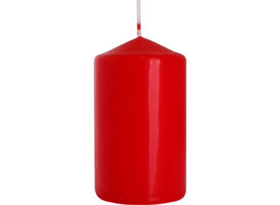 Świeca walec 60/100 a1 czerwony Bispol